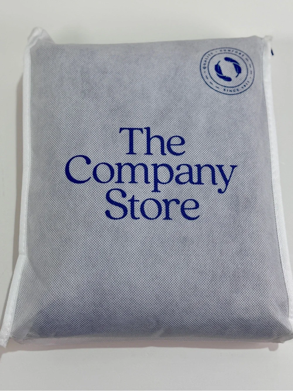 NWT The Company Store LaCrosse Quilted Sham Standard Charcoal Gray